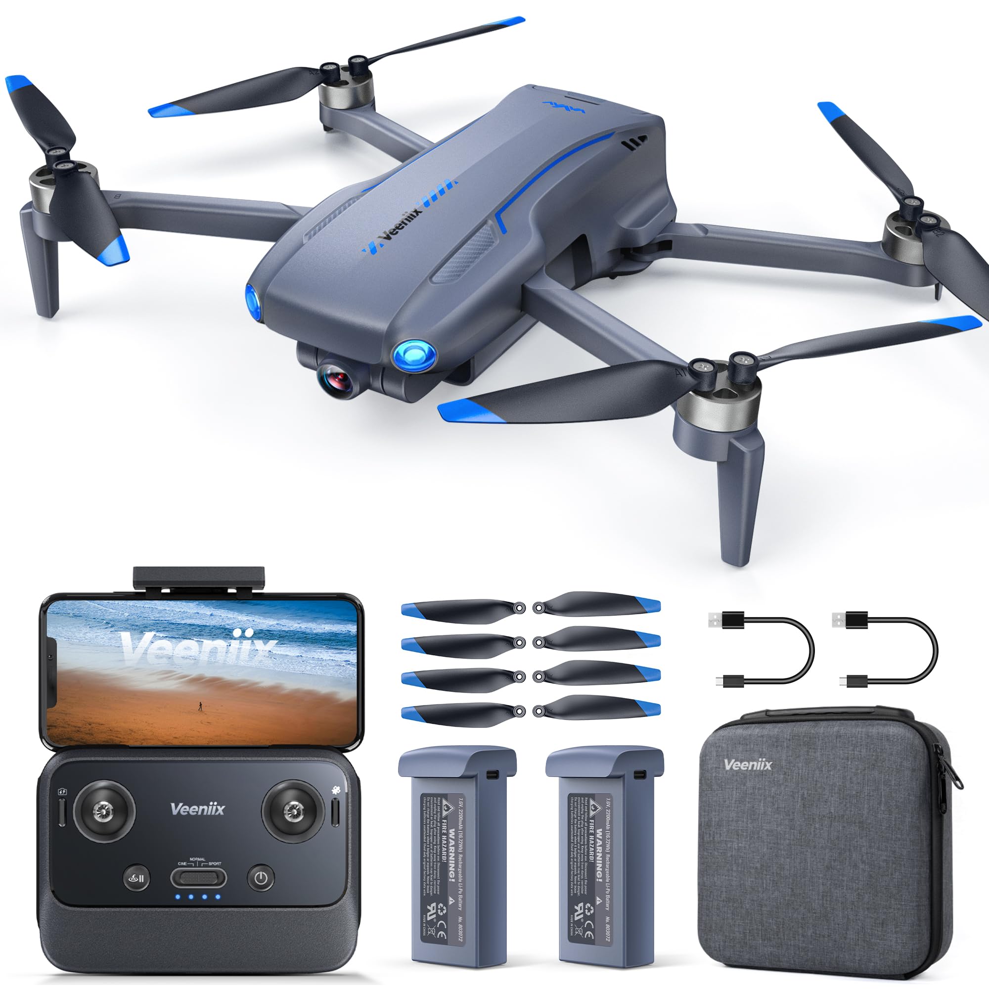 V11MINI SE Drones with Camera for Adults 4K4K/20FPS Video235g Lightweight70 Mins Long Flight Time9842FT Long Range Video TransmissionAuto Return for BeginnersUpgraded Drone with TOF GPS