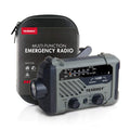 Tenergy Multifunctional Hand Crank Weather Radio with LED Flashlights SOS Alarm Cell Phone Charger AM/FM/NOAA Radio Frequencies Ideal for Emergencies