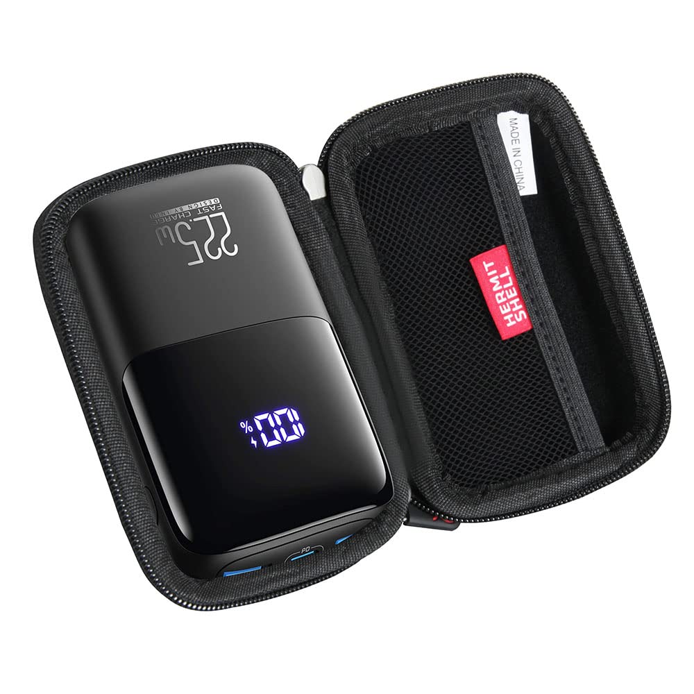 Hermitshell Travel Case for INIU Portable Charger 22.5W PD3.0 QC4.0 Fast Charging USB C LED Display 10000mAh Power Bank