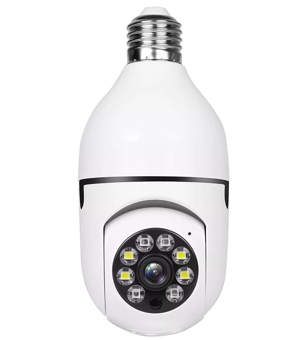 E27 Bulb Camera with 360° HD Night Vision